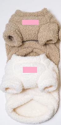 fluffy pet clothes comfortable with customize design good for dogs and cats