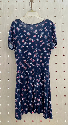 Soft And Skin-Friendly Short-Sleeved Printed Dress