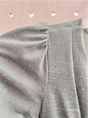 Mid-Length Sweater Dress Green
