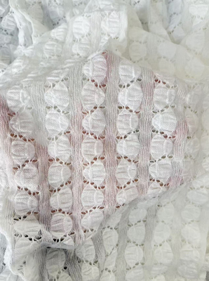 Stretchy Shell Pattern soft Bubble Knit Fabric